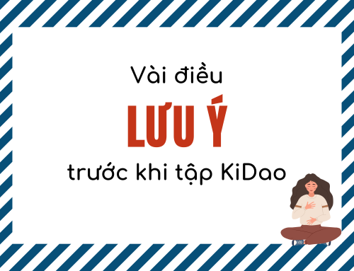 VÀI ĐIỀU LƯU Ý TRƯỚC KHI TẬP KIDAO